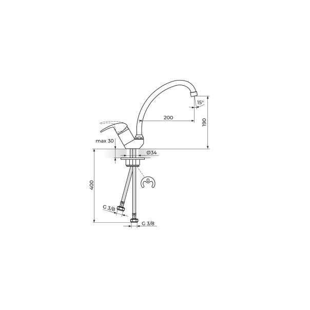 ROSAN PERLA BATERIJA SUDOPERE LABUD 2C JP382001 - 8606007522969