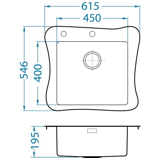 ALVEUS Sudopera Jubilee fi 90 češljani inox - 1126054