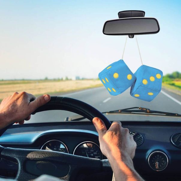 SUMEX Privezak kockice plavo-zute velike - JUMBO10