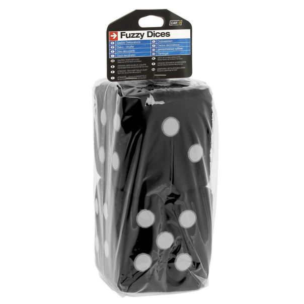 SUMEX Privezak kockice crno-bele velike - JUMBO20