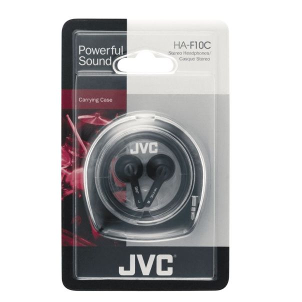JVC Slušalice za telefon HA-F10C-EN, crna - 4874-1