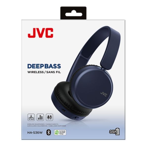 JVC Bluetooth slušalice HA-S36W-A, plava - 19341