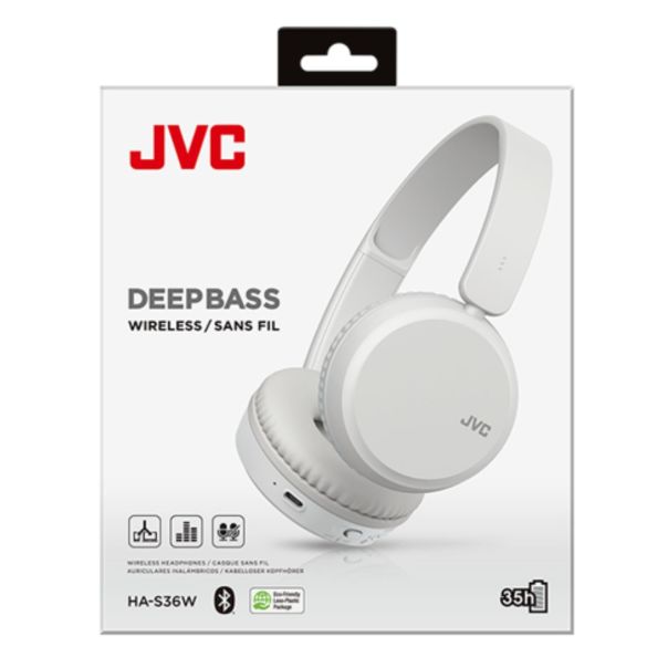 JVC Bluetooth slušalice HA-S36W-W, bela - 19343