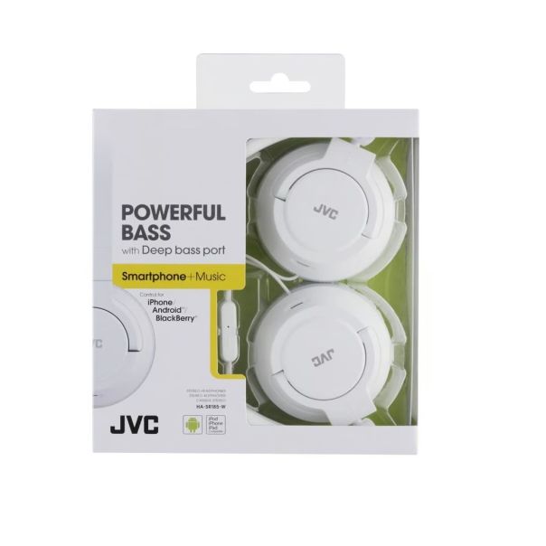JVC Slušalice za mobilni HA-SR185-WEF, bela - 18542-1