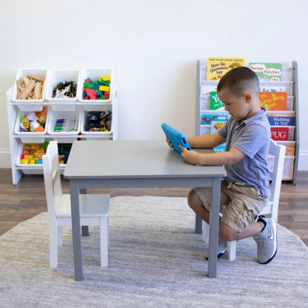 KINDER HOME Polica sa 9 kutija za odlaganje bela - JVTR-3006