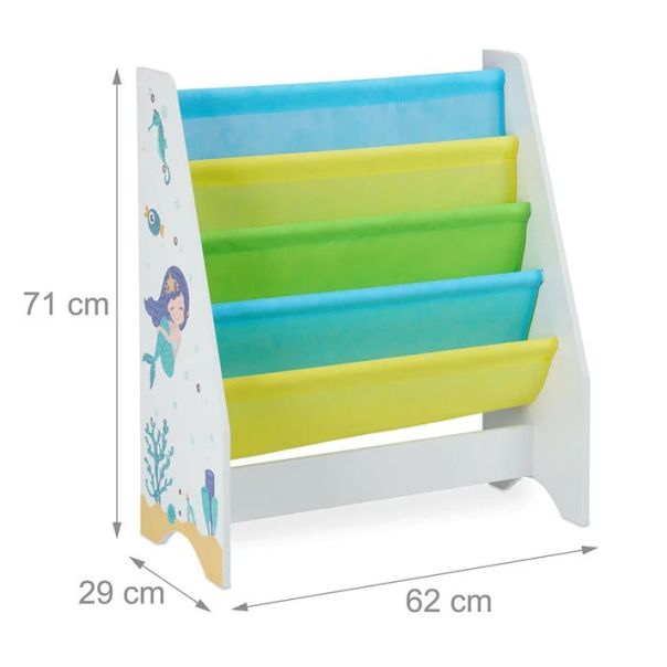 KINDER HOME Polica za knjige i igračke šarena - JVTR-3181