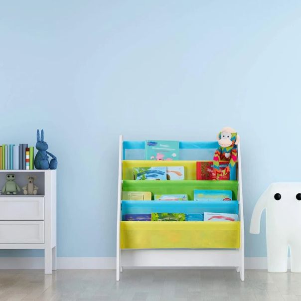 KINDER HOME Polica za knjige i igračke šarena - JVTR-3181