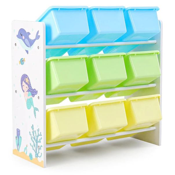 KINDER HOME Polica za igračke i knjige šarena - JVTR-3183