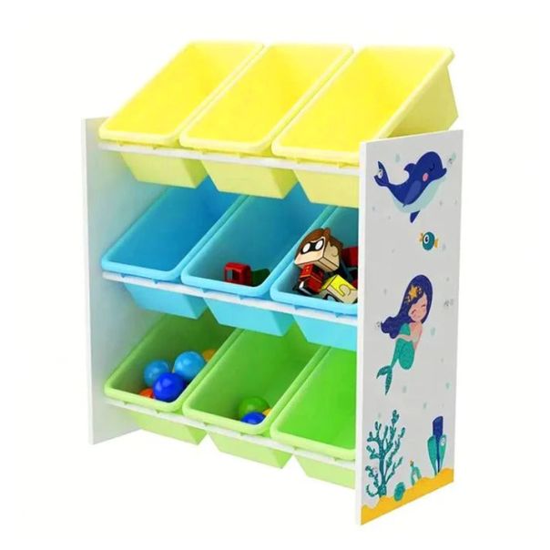 KINDER HOME Polica za igračke i knjige šarena - JVTR-3183