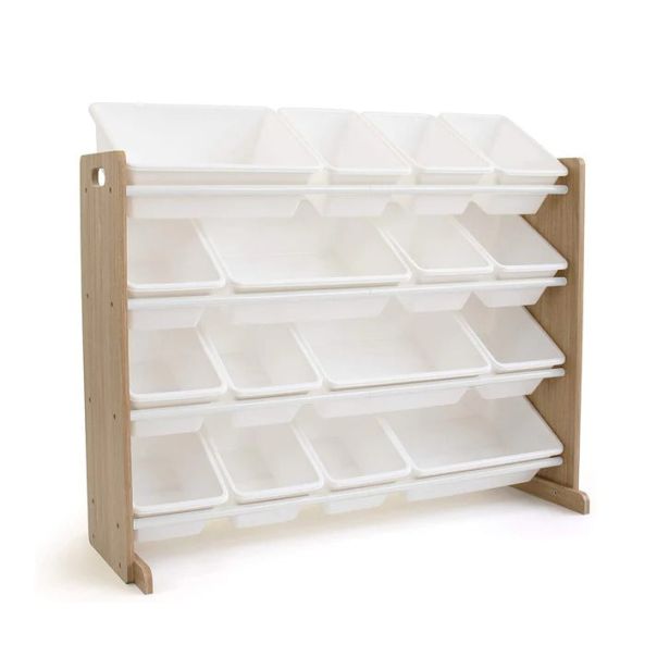 KINDER HOME Dečija drvena polica bela - JVTR-3278