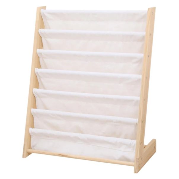 Drveni dečiji organizator sa policama za igračke i knjige - PSI - JVTR-3508