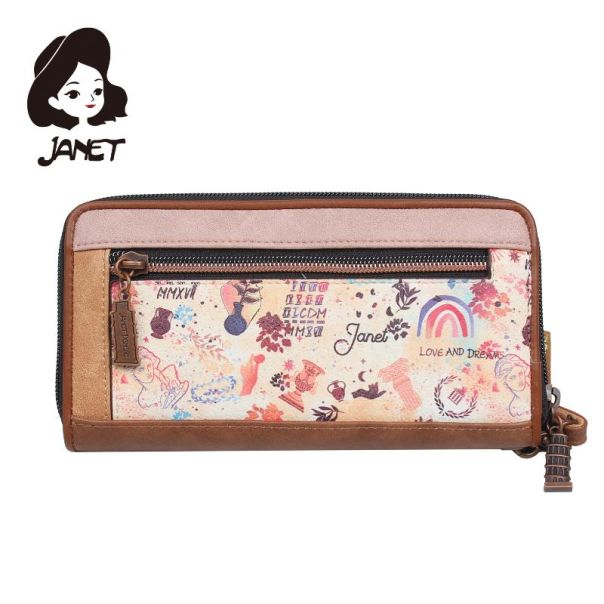 JANET FLOWERY CITY Novčanik damski JW-003B 20x3x10.5 - JW-003B NS34305