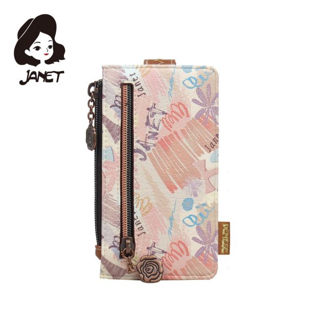 JANET FLOWERY CITY Novčanik damski JW-007B  9x2x16 - JW-007B NS34309