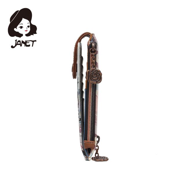 JANET FLOWERY CITY Novčanik damski JW-007B  9x2x16 - JW-007B NS34309