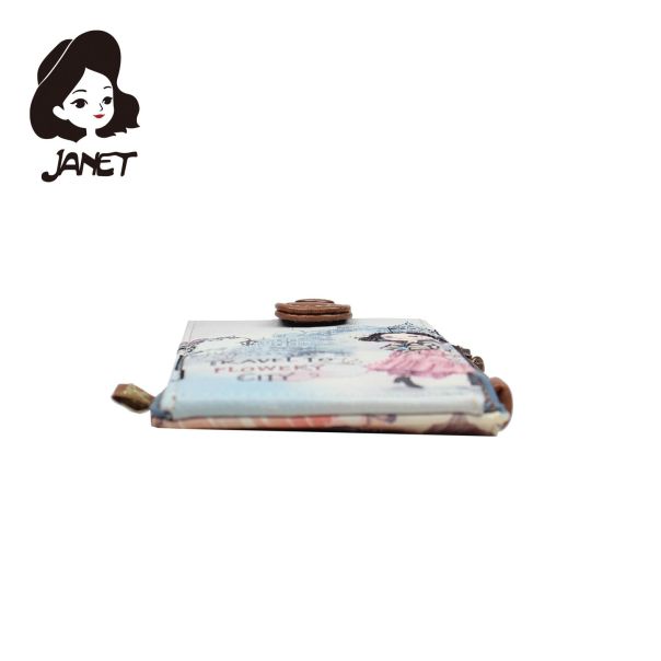 JANET FLOWERY CITY Novčanik damski JW-007B  9x2x16 - JW-007B NS34309