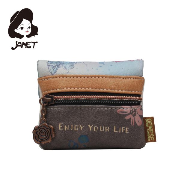 JANET FLOWERY CITY Novčanik damski JW-011A 2025 11x4x10 - JW-011A NS34304