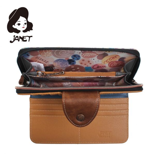 JANET FLOWERY CITY Novčanik damski jw-013c  19.5x3x10 - JW-013 NS34310