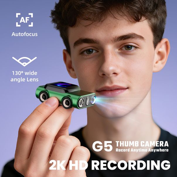 Mini kamera G5 THUMB, bela - EP3212367