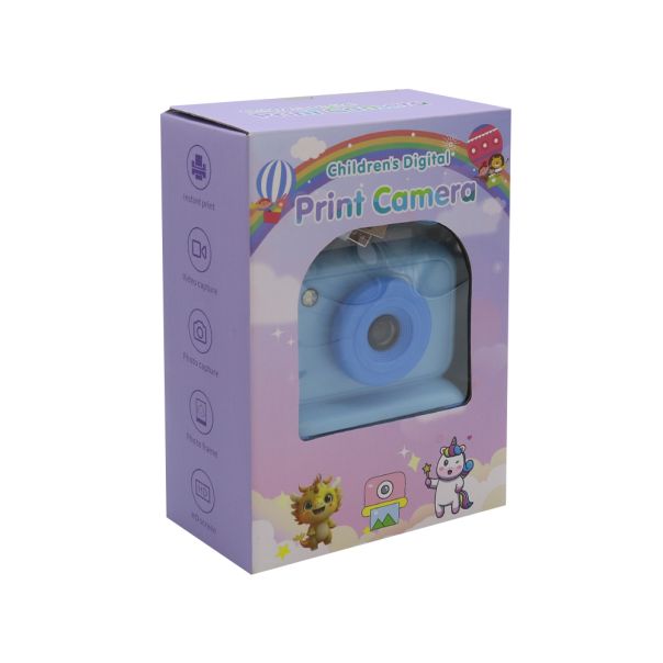 Mini kamera printer Q10 + papir za stampanje fotografija plava - EP3148160