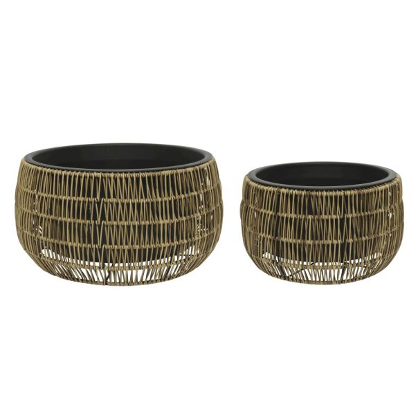 Saksija za terasu ili baštu Kate premium, od pruća, set 2/1, 24cm - KA801516