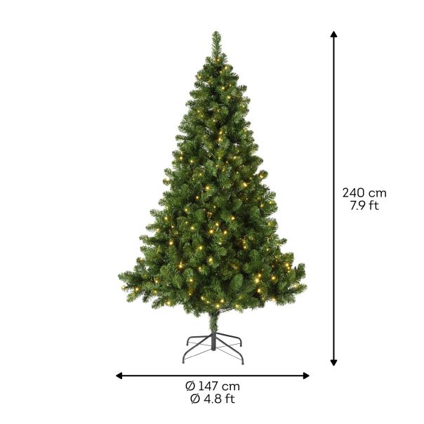 EVERLANDS Novogodišnja jelka Imperial pine 240cm LED - KA9678253