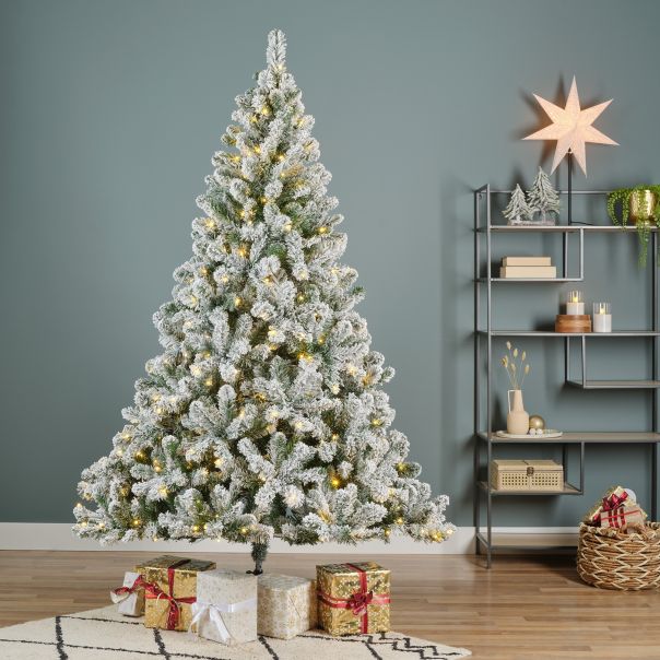 EVERLANDS Novogodišnja snežna jelka 180cm Imperial pine LED - KA9678261