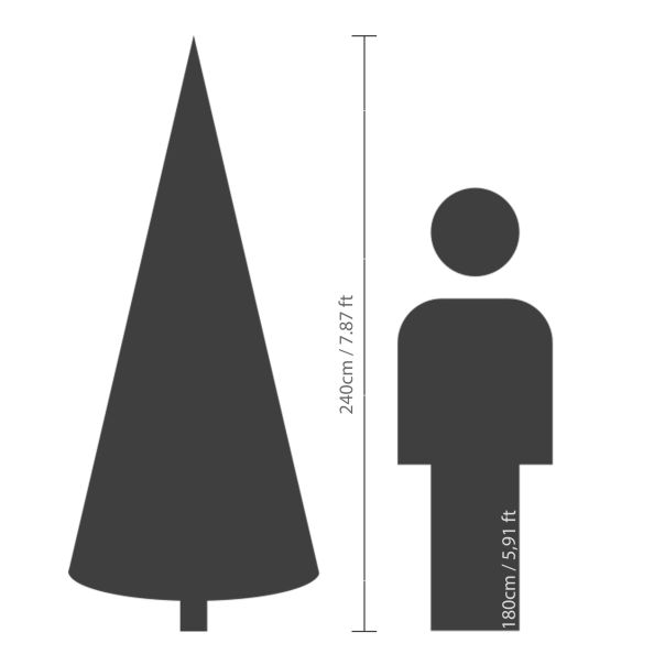 EVERLANDS Novogodišnja jelka 240cm Imperial pine - KA9680314