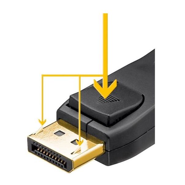OSTALO Kabl display port muški na muški 2m 4K crni - KAB001