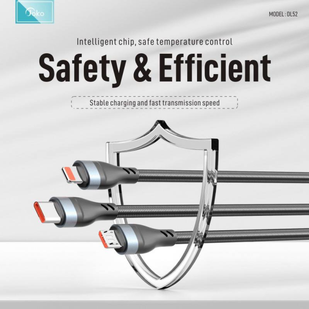 Kabel KONFULON Joko DL52 4u1 crni - 617060