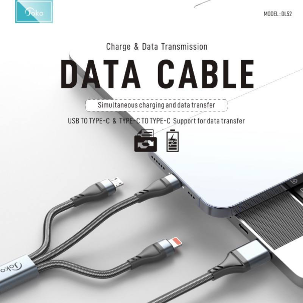 Kabel KONFULON Joko DL52 4u1 crni - 617060