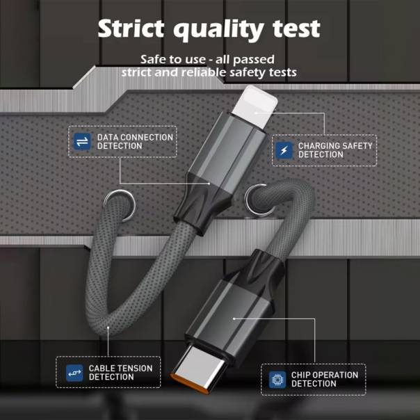 Kabel LDNIO LC442I 30w, Type-C na iPhone Lightning sivi 2m - 613822