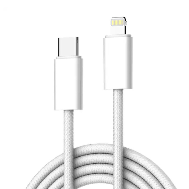 Kabel LDNIO LC902-i 30W Type-C na iPhone Lightning beli 2m - 613491