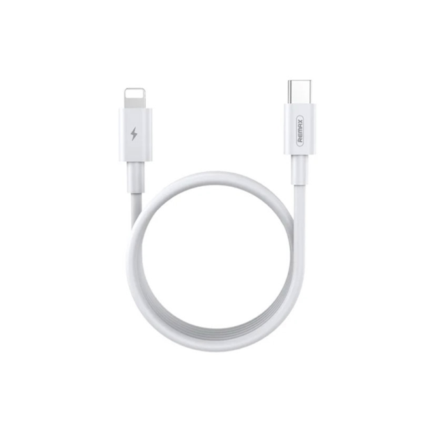 Kabel REMAX Marlik RC-183i PD 30W Fast Charge Type-C na iPhone Lightning beli 2m - 621213