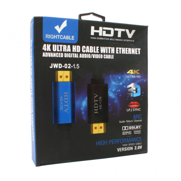 Kabl HDMI 4K 1.5m JWD-02 - 81894