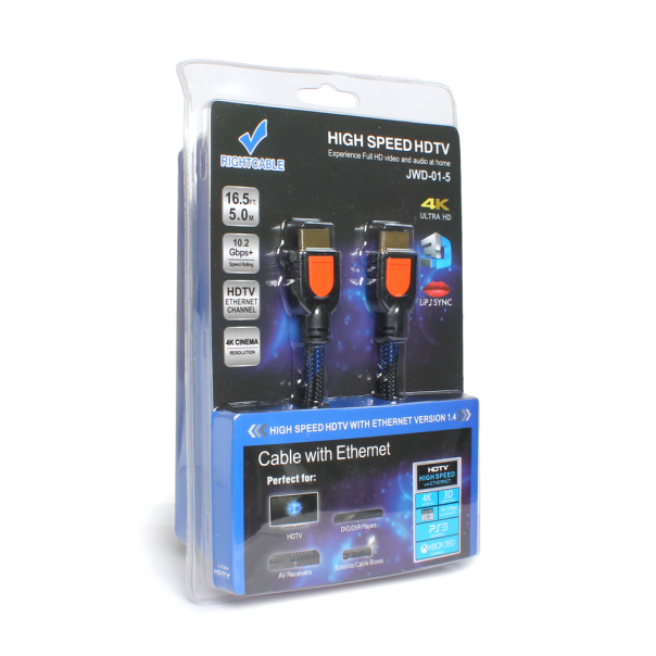 Kabl HDMI na HDMI 5m bakarni JWD-HDMI5 - 85491-1