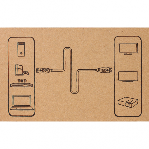 Kabl HDMI na HDMI JWD-HDMI-05 opticki 4K 60HZ 10m - 85448