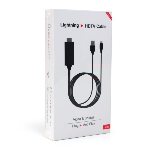 Kabl Lightning HDTV crni 2m - 207152-1