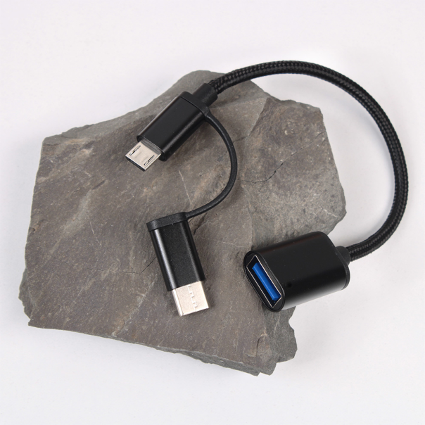 Kabl OTG type C micro USB na USB Z 3.0 JWD crni - 219703