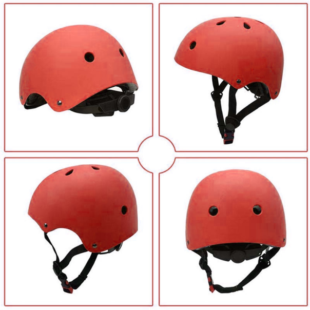 Kaciga za trotinet,rolere,skateboard (L 58-62 cm) crvena - 053805-1