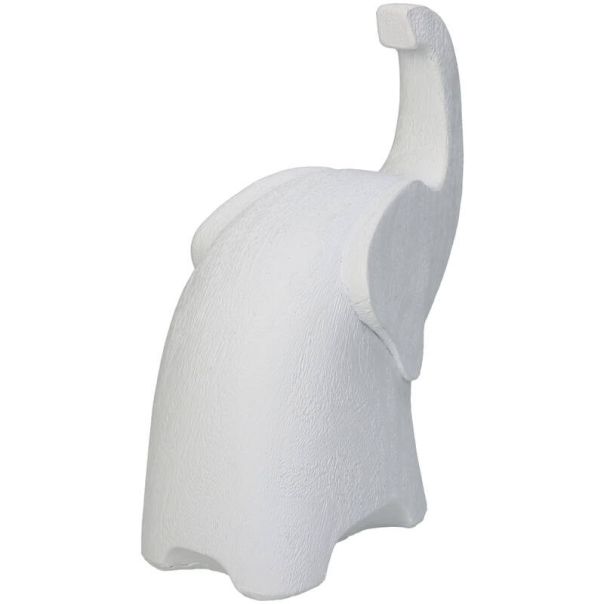 DEKOR DOM Figura SLON 15cm KAL-2028 - White - KSN - EP2880414
