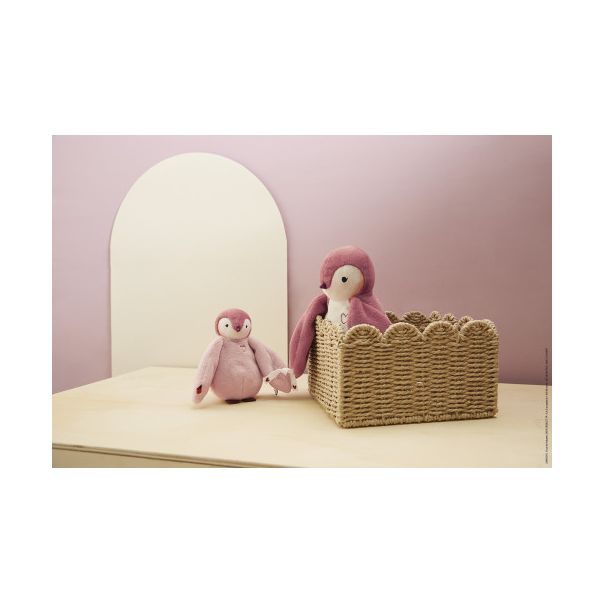 KALOO Plišana igračka Mama i beba pingvin, pink - K212004