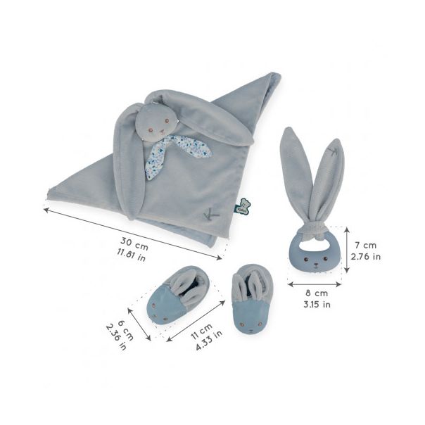 KALOO Poklon set za bebe Zeka, plava - K218019