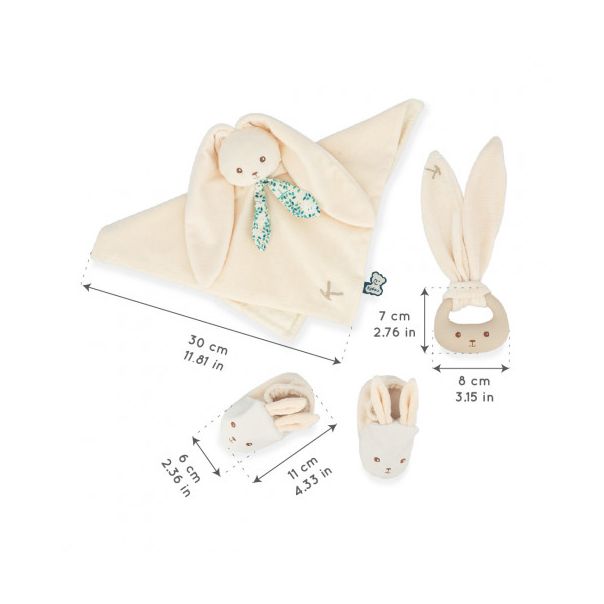 KALOO Poklon set za bebe Zeka, krem - K218013