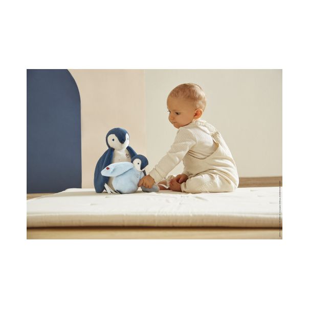 KALOO Plišana igračka Mama i beba pingvin, plava - K212000