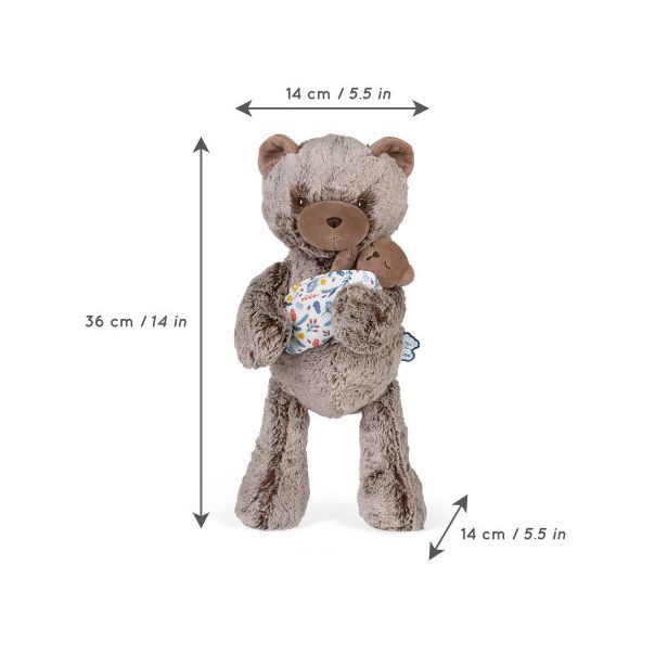 KALOO Plišana igračka meda Oskar sa bebom - K971002