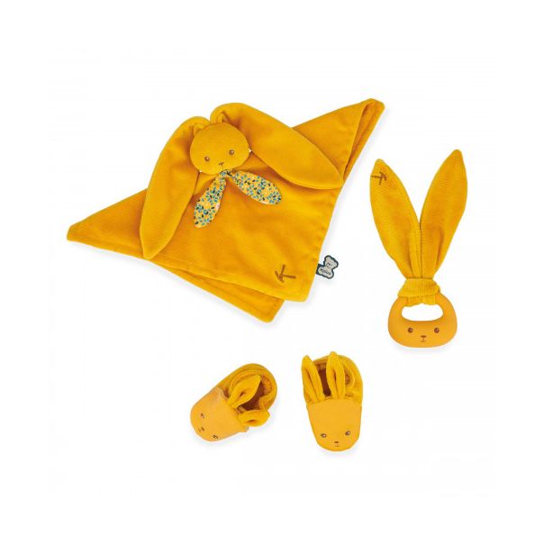 KALOO Poklon set za bebe Zeka, oker - K218011