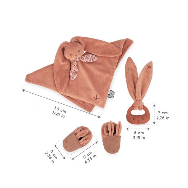 KALOO Poklon set za bebe Zeka, roze - K218012