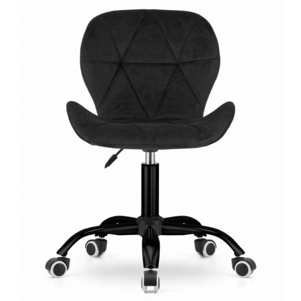 MODERNHOME Kancelarijska stolica ferra sa točkićima black velvet - 3673_1-NOTO-D26