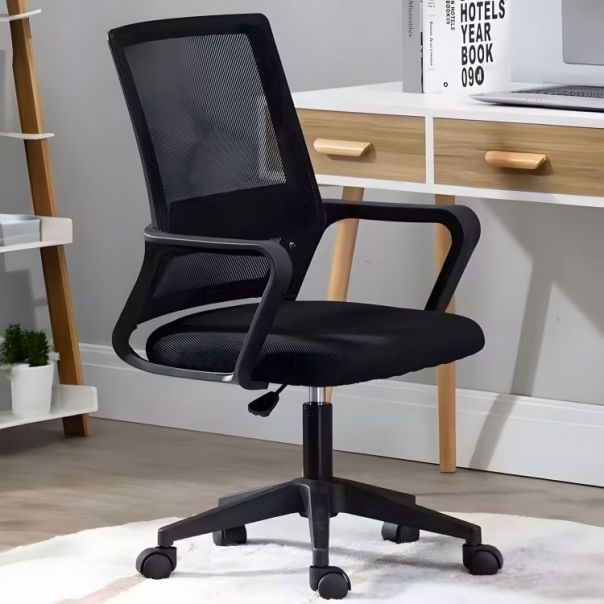 MODERNHOME Kancelarijska stolica sa anatomski oblikovanim naslonom black - OF-2220