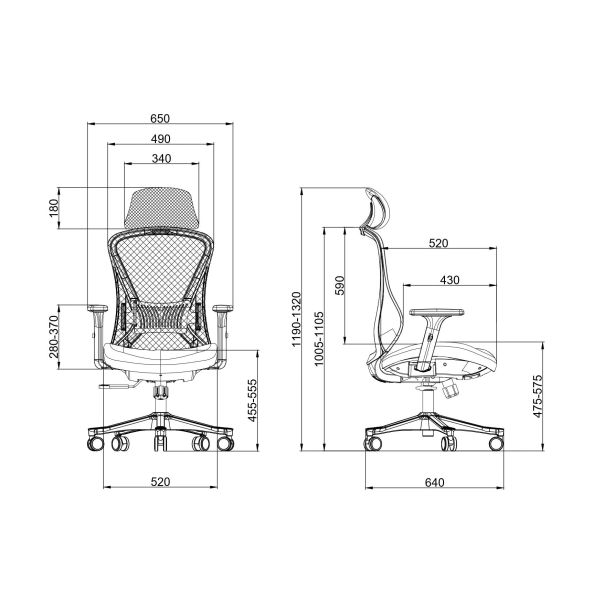 UGD Ultra Ergonomska kancelarijska stolica Conference Lite - KNC010901A00000
